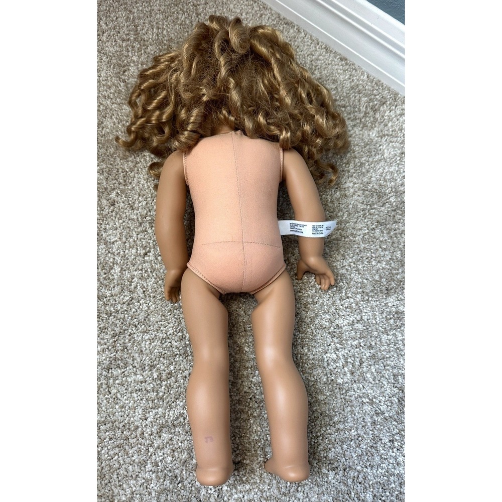 American Girl Doll- Courtney with Blue Top and Denim Skirt - Picture 6 of 16
